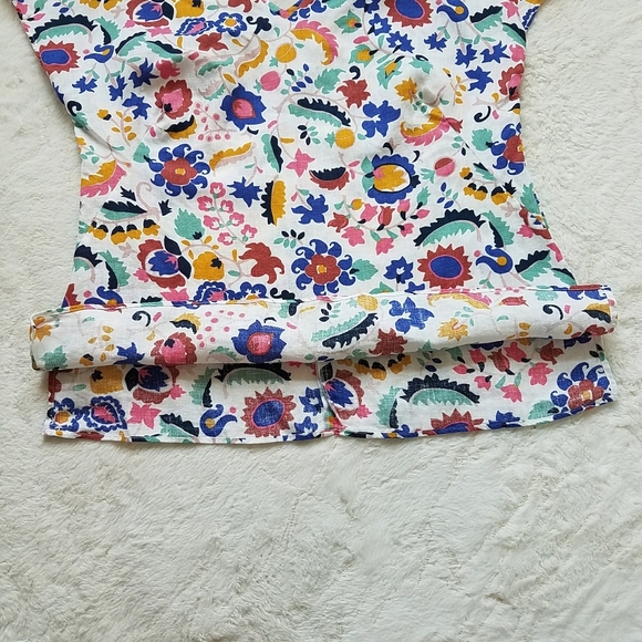 BODEN Alexandra Linen Floral Top - Picture 6 of 8
